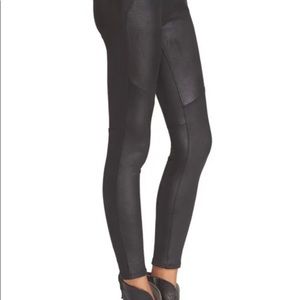 Free people faux leather/ suede leggings